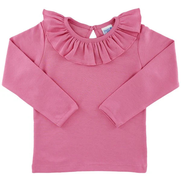 Long Sleeve Ruffled Tee