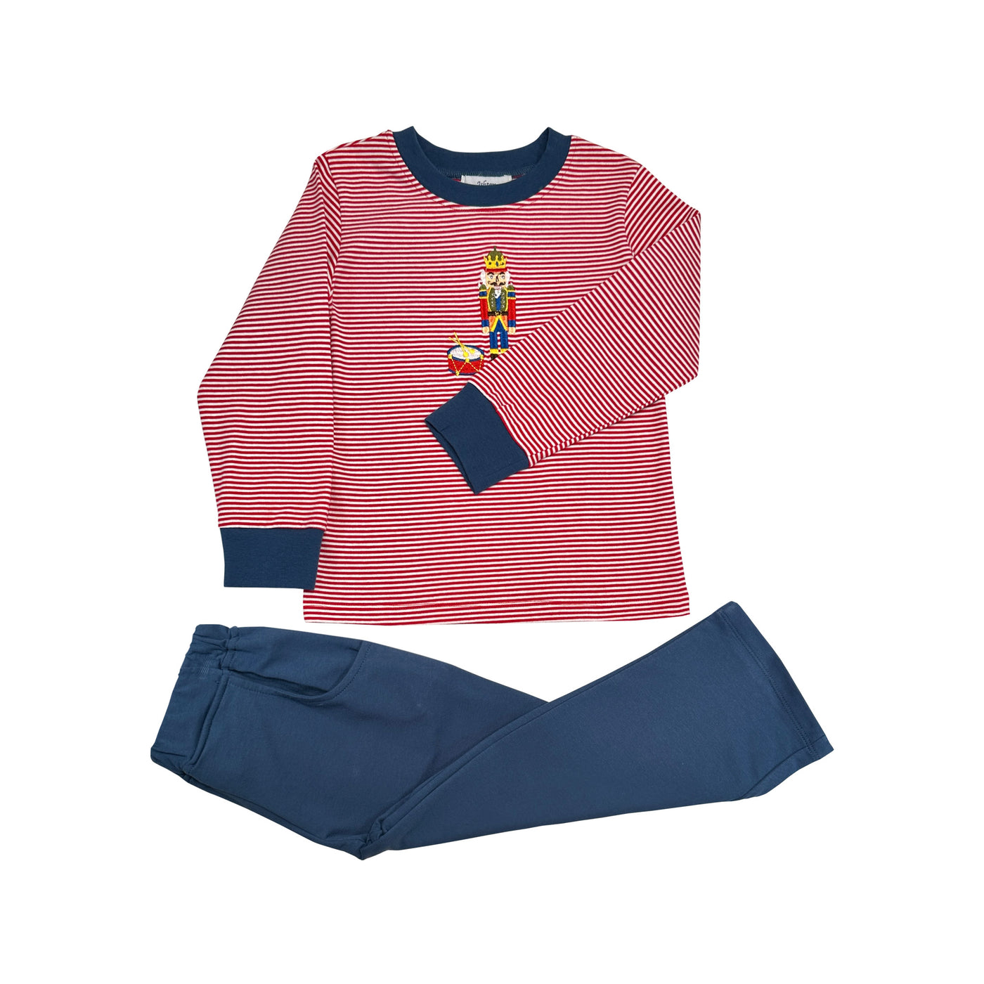 Lil' Drummer Applique Boy's Pant Set