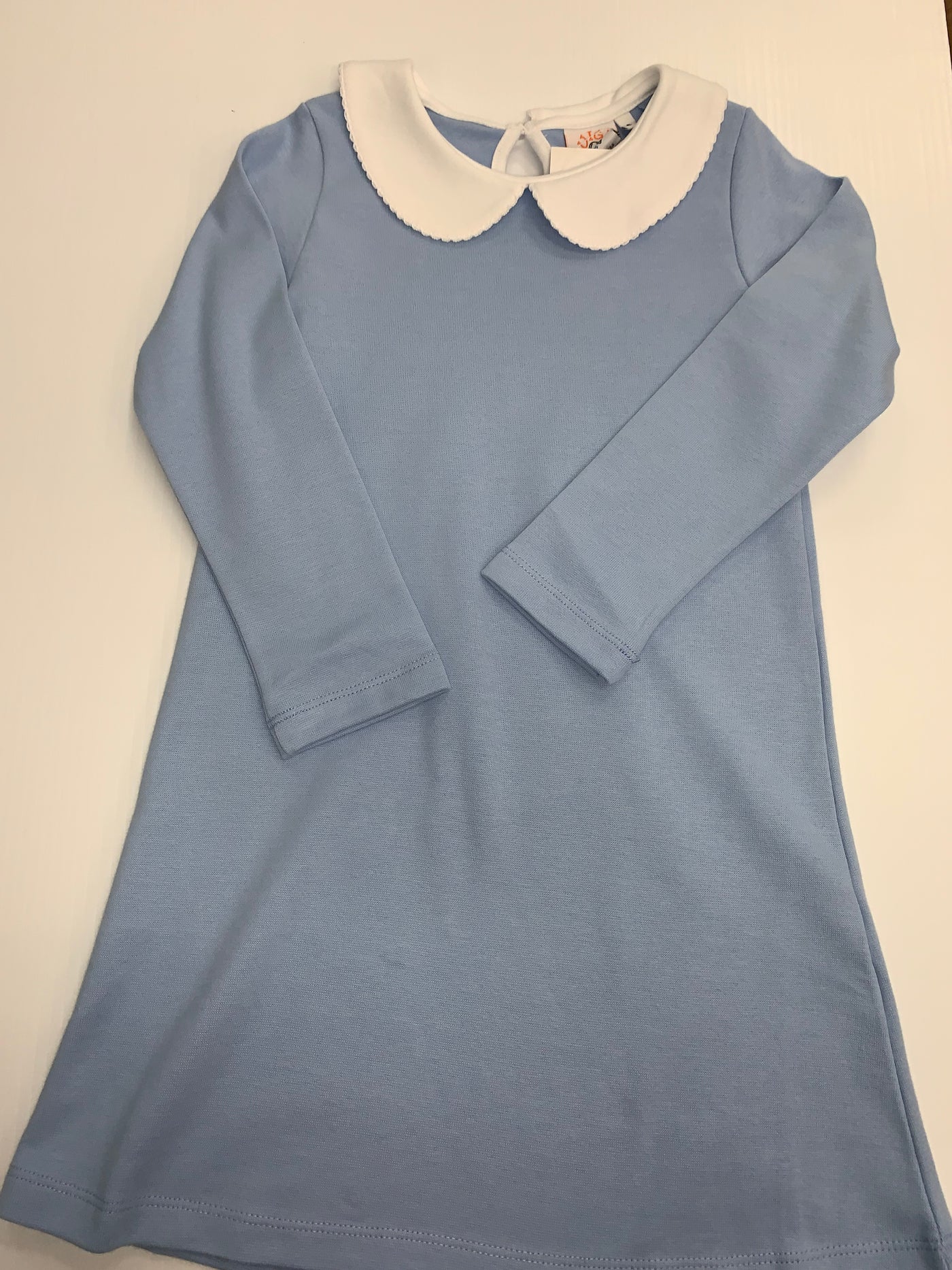 sky blue aline dress