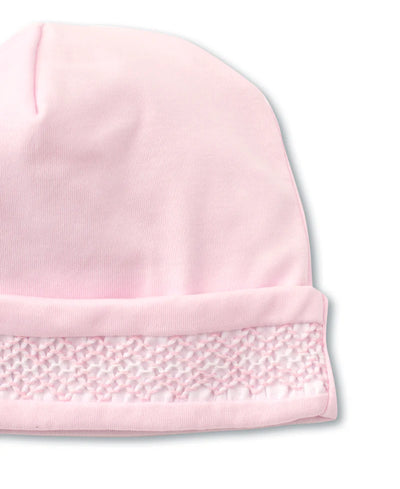 Hand Smocked CLB Charmed Pink Hat