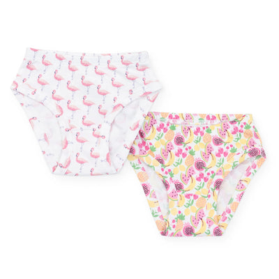 Lauren Girls' Underwear Set - Fabulous Flamingos/Tropical Fruit