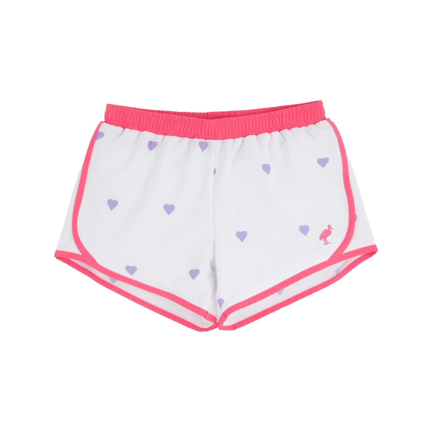 Prepletic™ Shimmy Shake Shorts - Heart Eyes with Romany Rose Stork