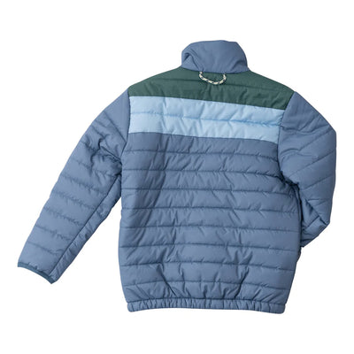 Kid's Puffer Jacket - Bluefin Blue Colorblock