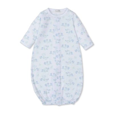 Forest Fun Blue Printed Converter Gown