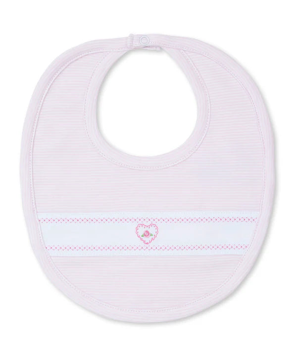 Pink Stripe Bib