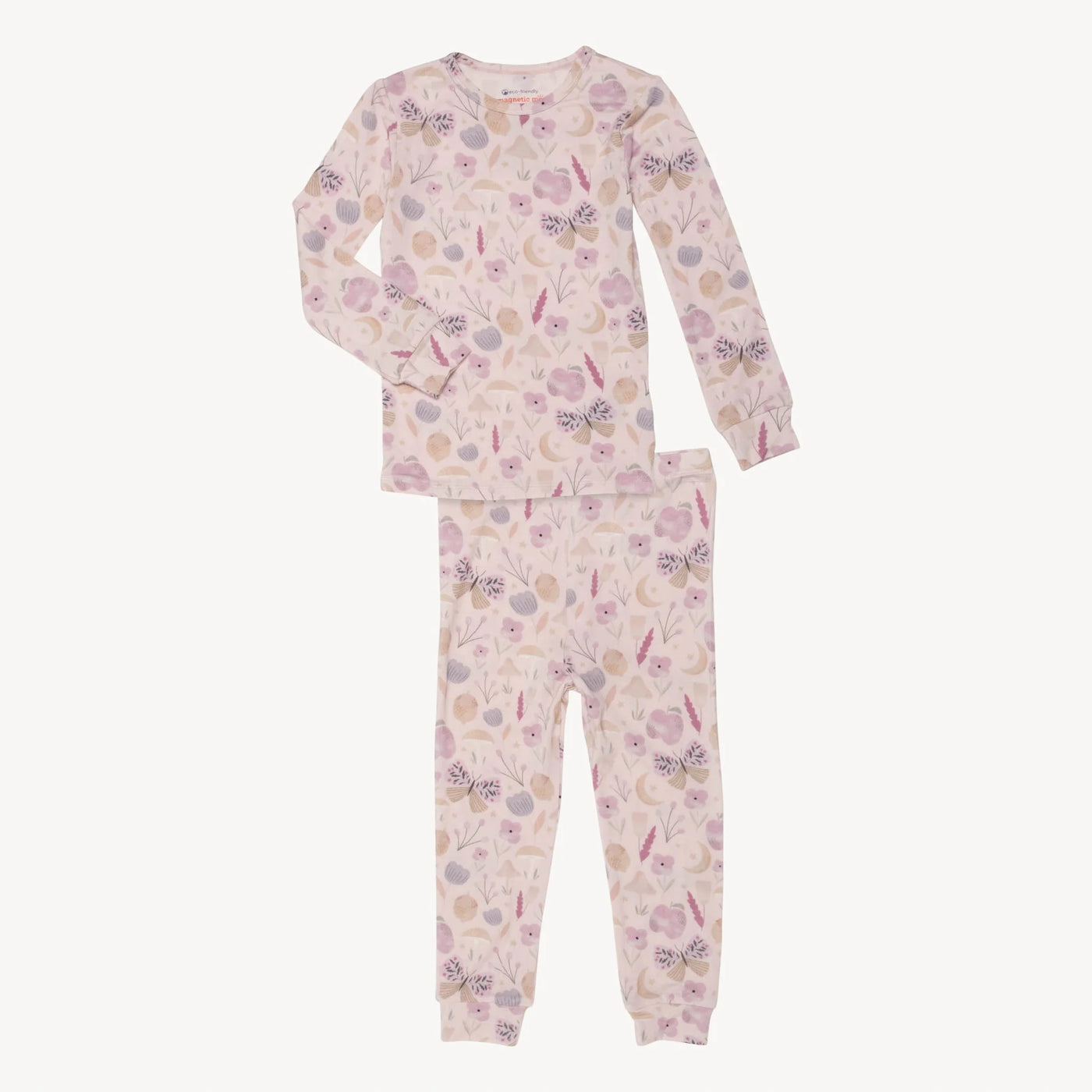 Organic Botanics Modal Magnetic No Drama Pajama Kids Long Sleeve Set