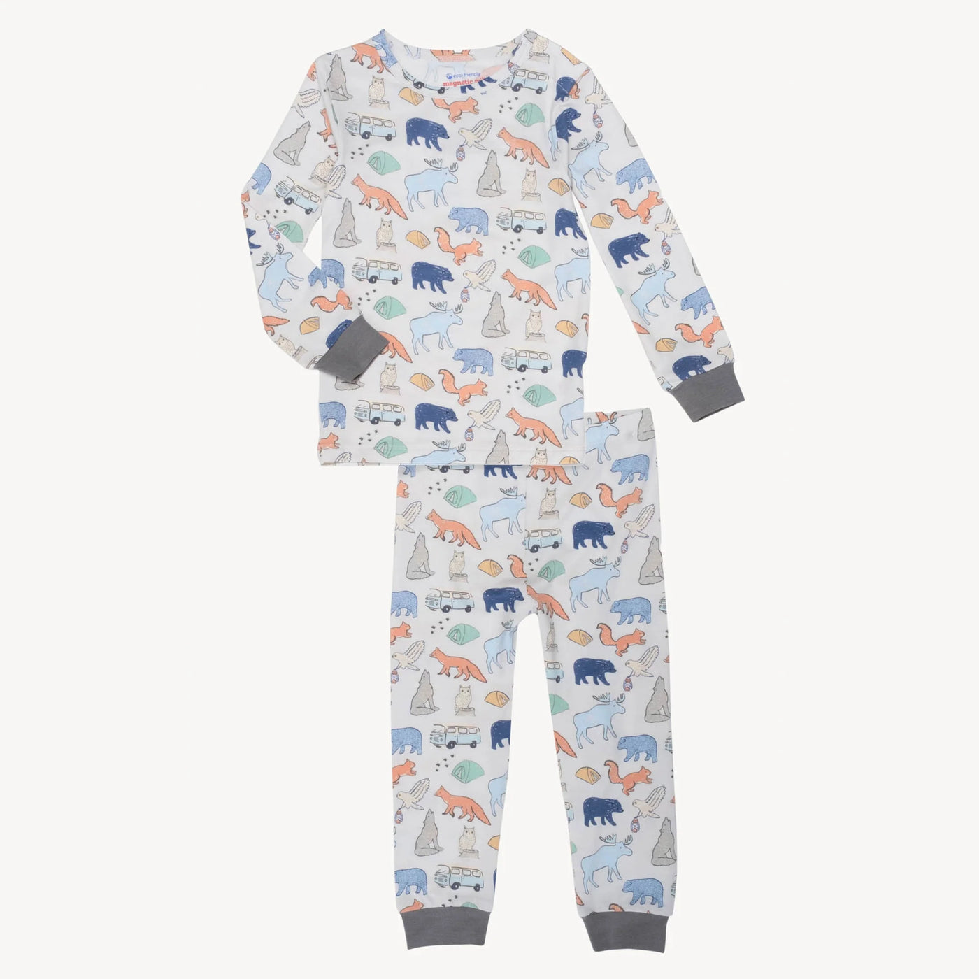 RV There Yet Modal Magnetic No Drama Pajama Kids Long Sleeve Set