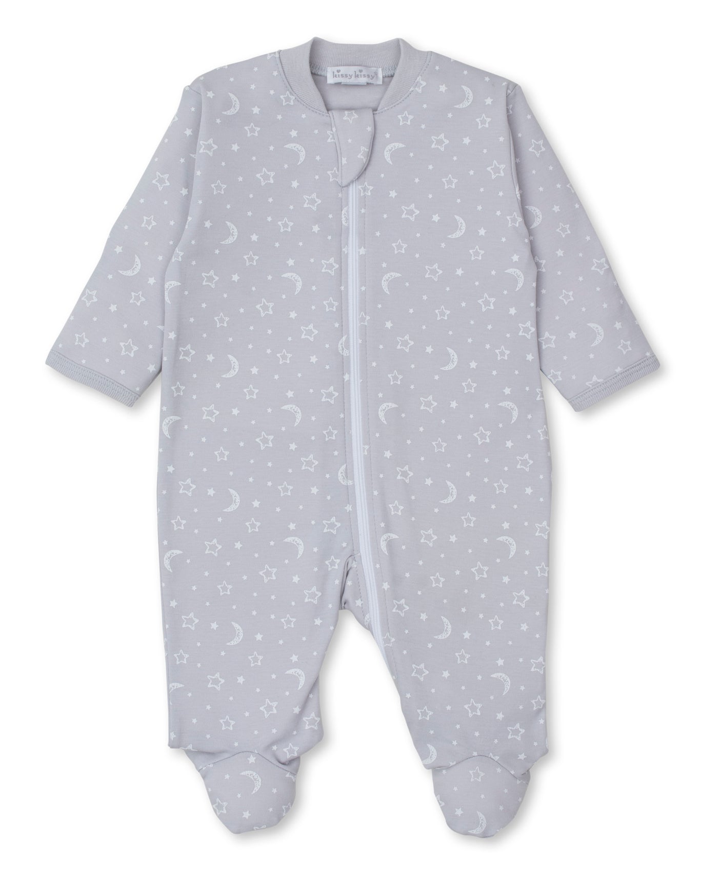 Crescent Moonlight Footie w/ Zip