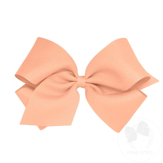 KING CLASSIC GROSGRAIN GIRLS HAIR BOW (PLAIN WRAP)