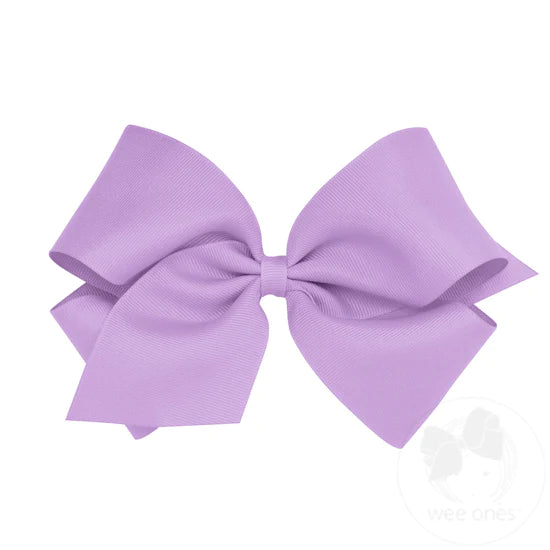 KING CLASSIC GROSGRAIN GIRLS HAIR BOW (PLAIN WRAP)