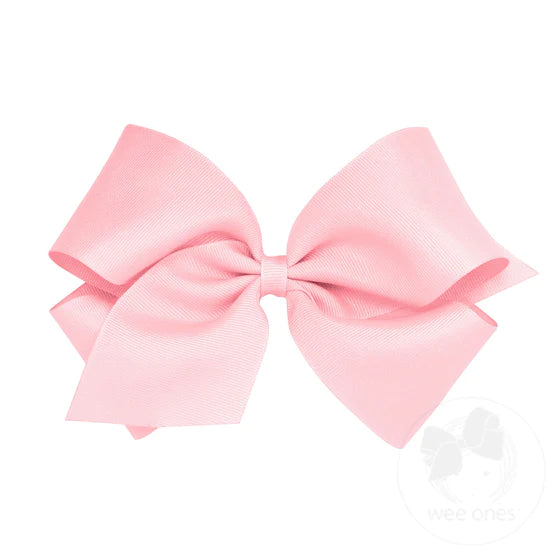 KING CLASSIC GROSGRAIN GIRLS HAIR BOW (PLAIN WRAP)