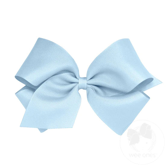 KING CLASSIC GROSGRAIN GIRLS HAIR BOW (PLAIN WRAP)