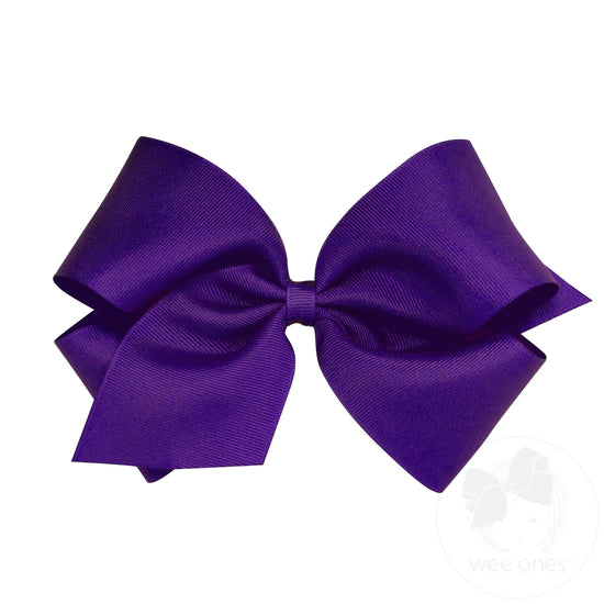 KING CLASSIC GROSGRAIN GIRLS HAIR BOW (PLAIN WRAP)