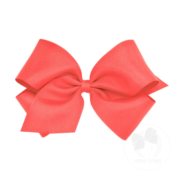 KING CLASSIC GROSGRAIN GIRLS HAIR BOW (PLAIN WRAP)