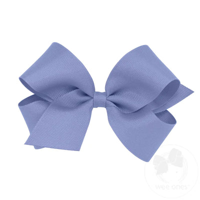 MEDIUM CLASSIC GROSGRAIN GIRLS HAIR BOW (PLAIN WRAP)