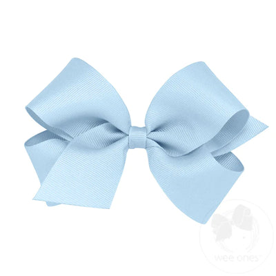 MEDIUM CLASSIC GROSGRAIN GIRLS HAIR BOW (PLAIN WRAP)